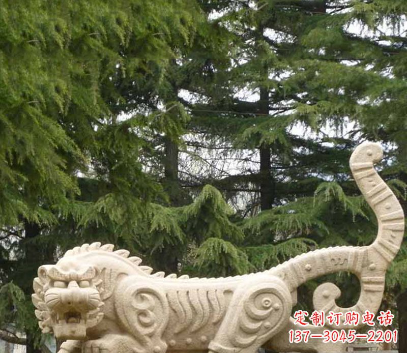 广西抽象老虎石雕