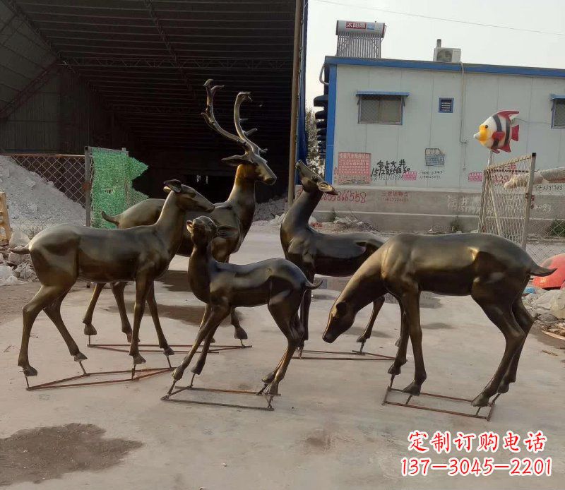 广西鹿雕塑抽象之美