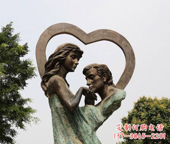广西浪漫爱情,永恒铜雕