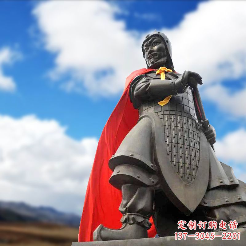 广西楚霸王项羽雕塑-景区景点历史名人古代帝王雕像