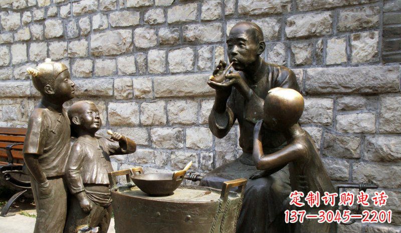 广西糖果街的精美雕塑