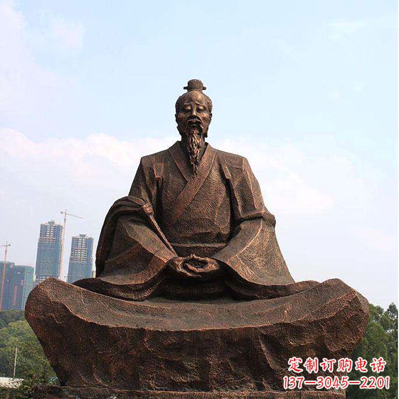 广西葛洪雕塑传承历史、弘扬文化