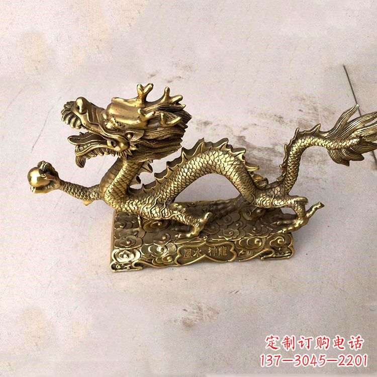 广西纯铜龙生肖动物雕塑艺术的精髓
