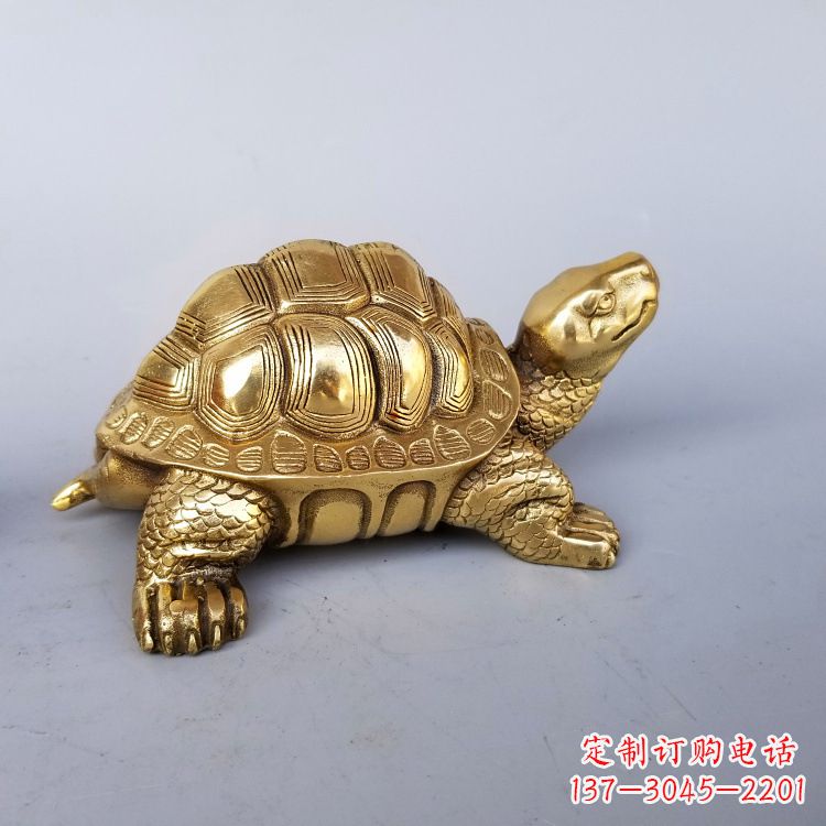 广西纯铜乌龟铸铜雕塑
