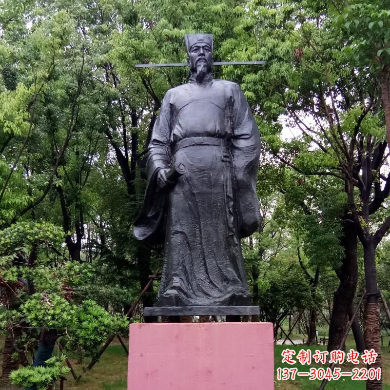广西铜雕陶渊明——传承古代文学精髓