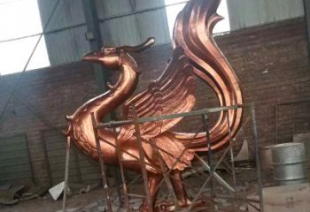 广西朱雀神兽纯铜陵光神君雕塑