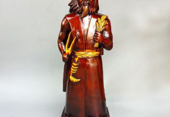 广西神农氏铜像传承炎帝文化的艺术之作