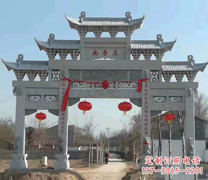 广西祠堂石牌坊雕塑艺术精粹