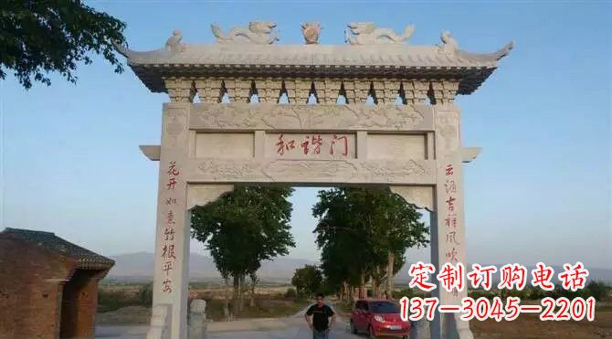 广西牌坊雕塑