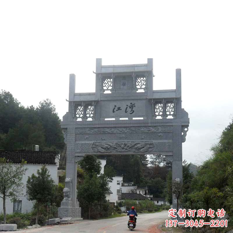 广西精美石牌坊雕塑——传承中国古典文化
