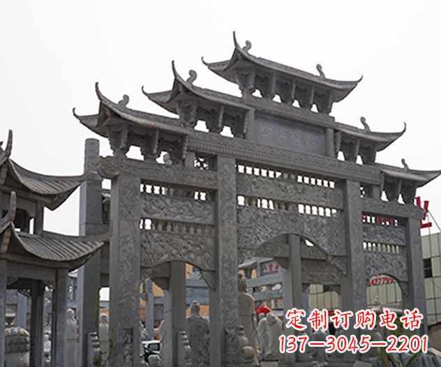 广西牌坊石雕传承传统文化的艺术精品