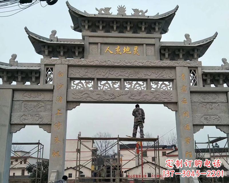 广西牌坊雕塑