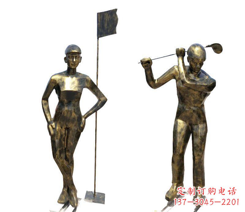 广西高尔夫雕塑传承高尔夫文化的艺术精品
