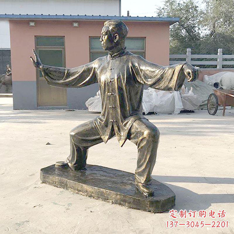 广西太极拳雕塑