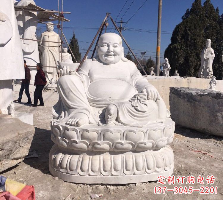 广西大肚弥勒佛石雕