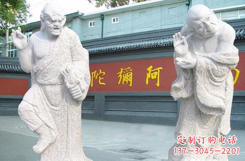 广西大理石罗汉雕塑佛教精神的象征