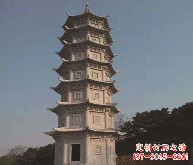 广西宝塔雕塑大理石的艺术精品