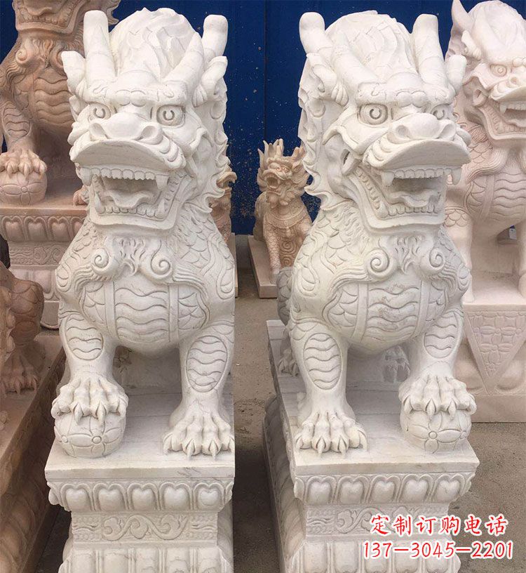 广西大理石麒麟——古典精美的雕塑艺术