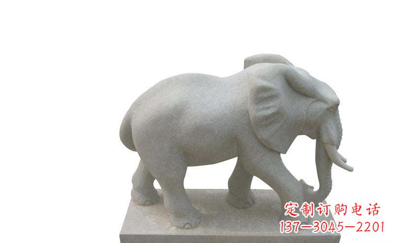广西大象雕塑大理石大象公园的精美艺术