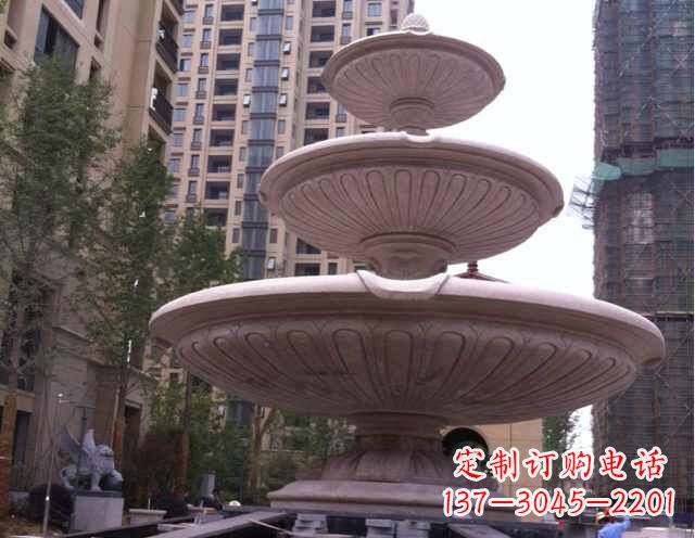 广西大理石大型喷泉石雕宏伟精美的艺术之作