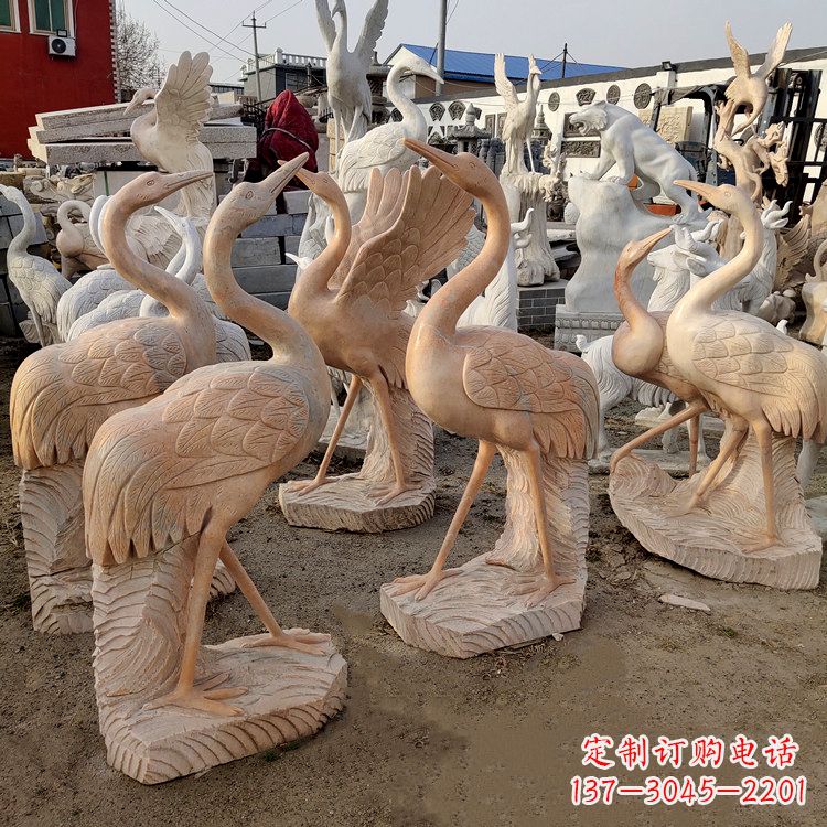 广西仙鹤雕塑艺术的经典之作