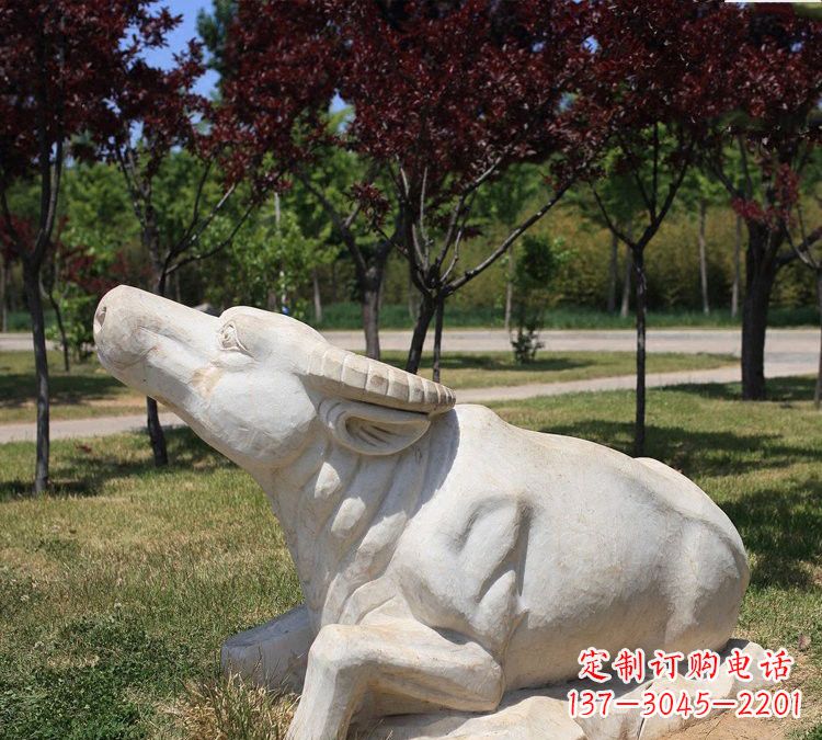 广西大理石动物雕塑传承文化的艺术精品