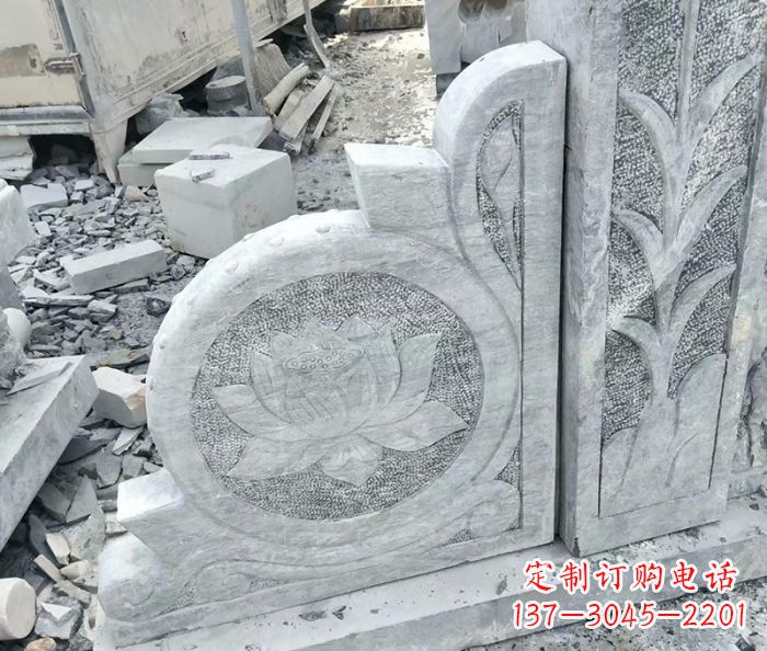 广西仿古大理石栏板雕塑——穿越时空,传承古典美学