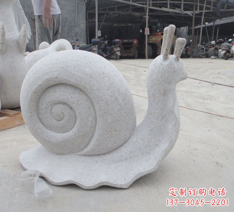广西大理石蜗牛雕塑