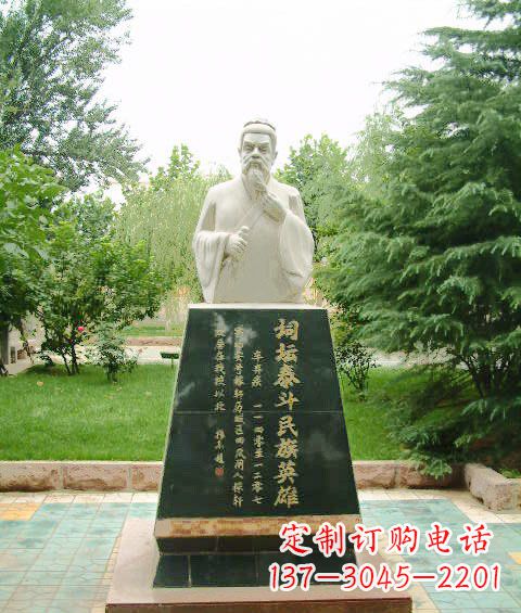 广西古代名人雕塑,荟萃中国文化