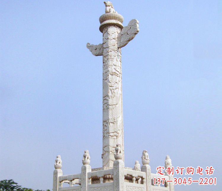 广西大理石华表雕塑
