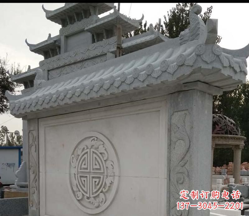 广西精美大理石影壁雕塑