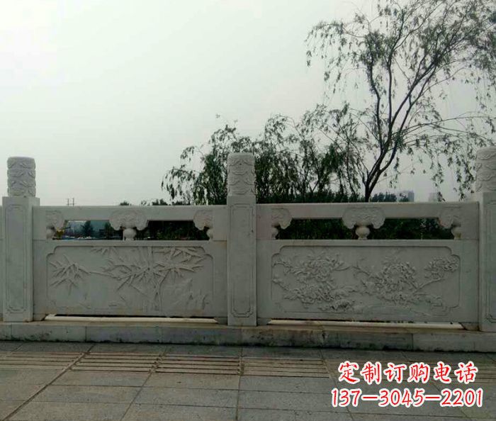 广西精美大理石栏板石雕