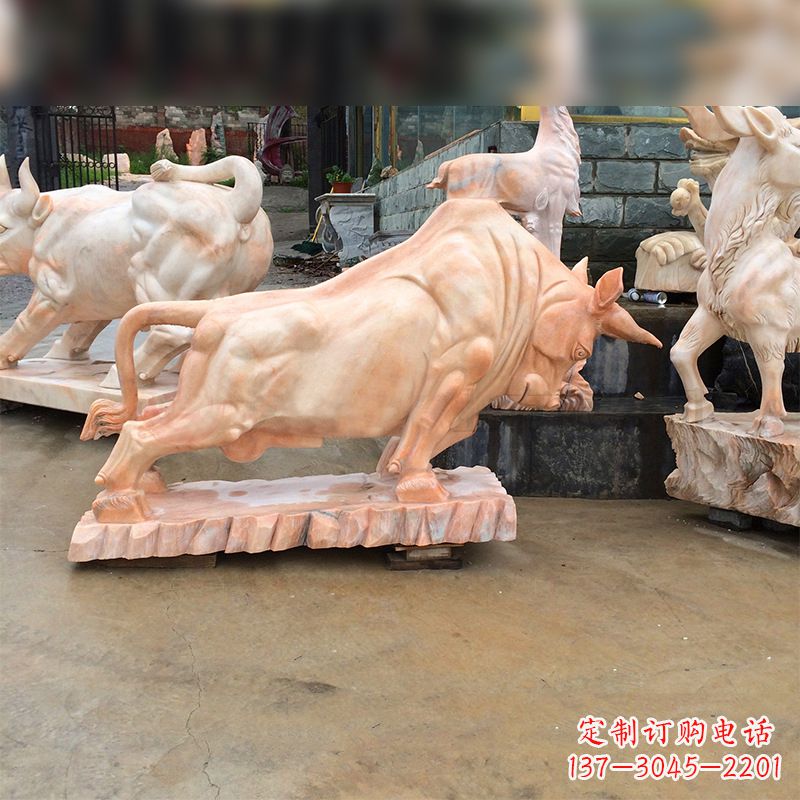 广西大理石动物雕塑