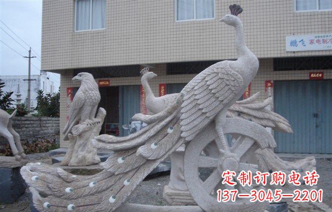 广西大理石孔雀石雕塑