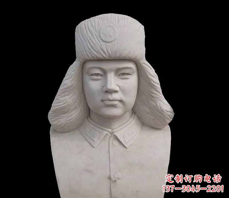 广西激励青年的雷锋石雕