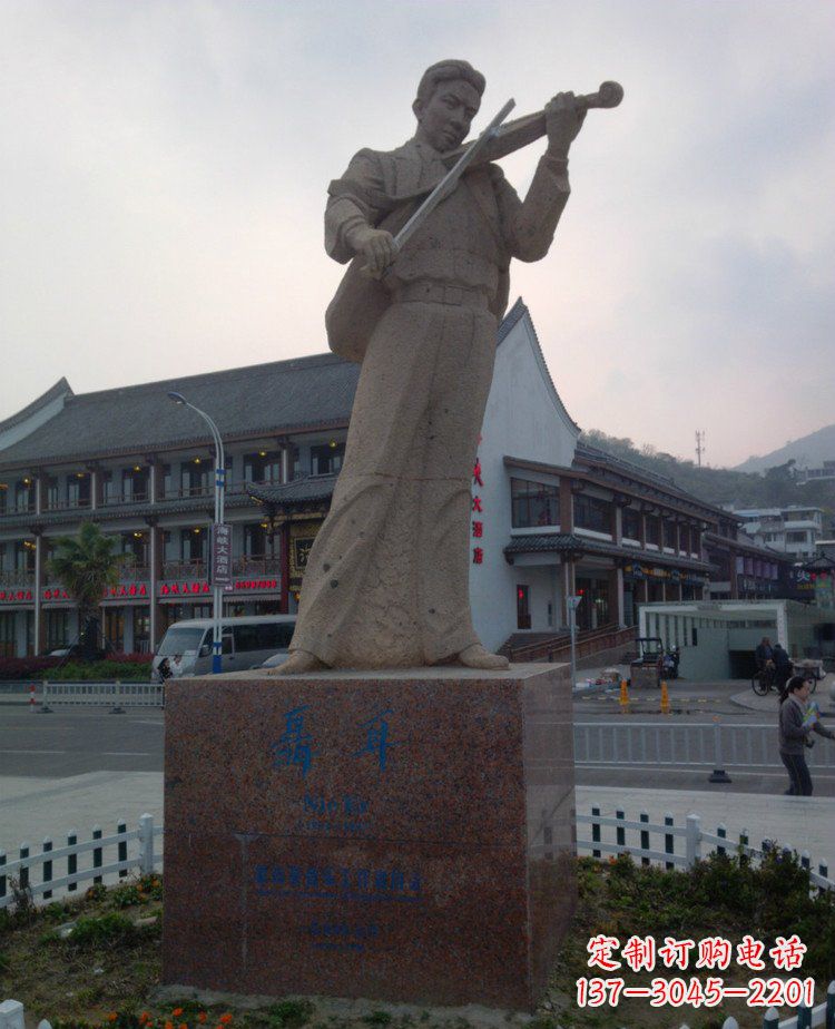 广西精美古典聂耳雕塑