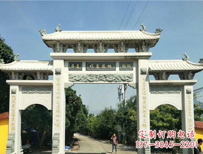 广西大理石牌坊雕塑