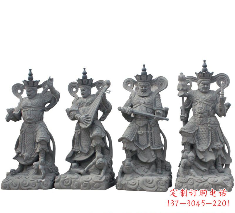 广西四大天王大理石雕塑