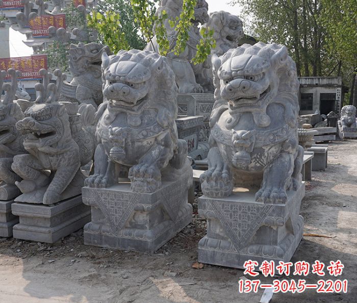 广西大理石狮子雕塑