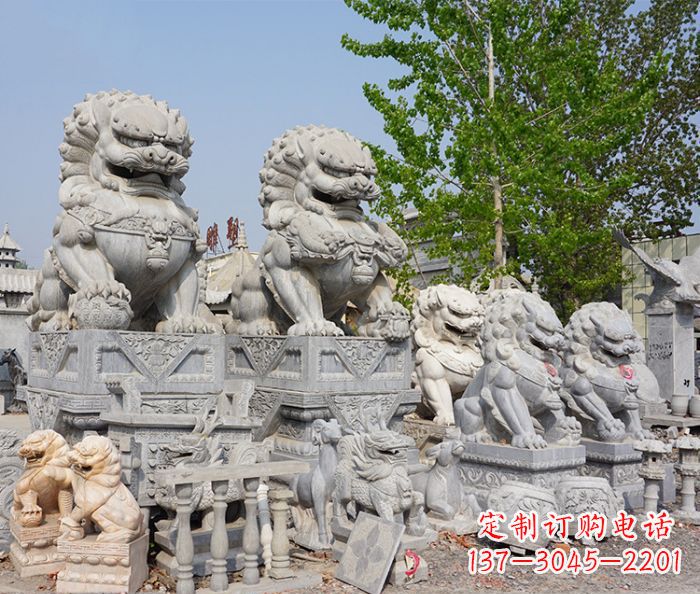 广西大理石狮子雕塑