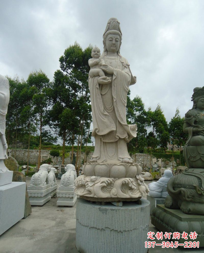 广西大理石观音像