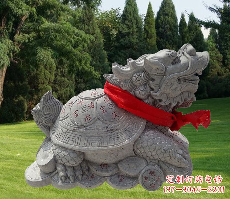 广西古典铜质龙雕塑
