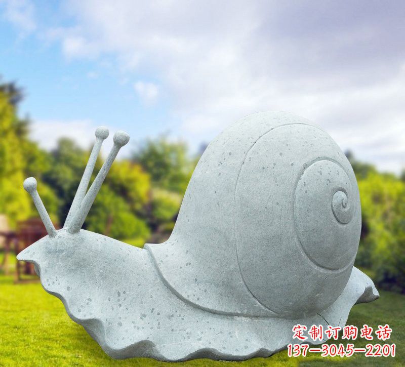 广西大理石蜗牛雕塑