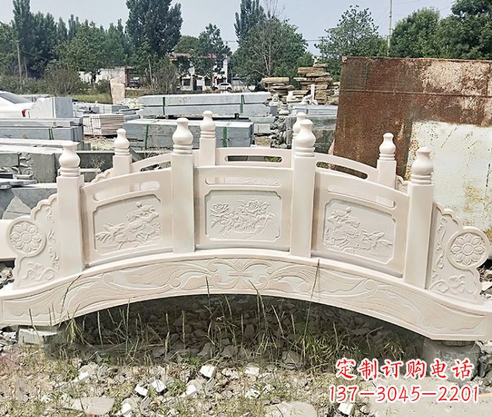 广西大理石小型拱桥雕塑