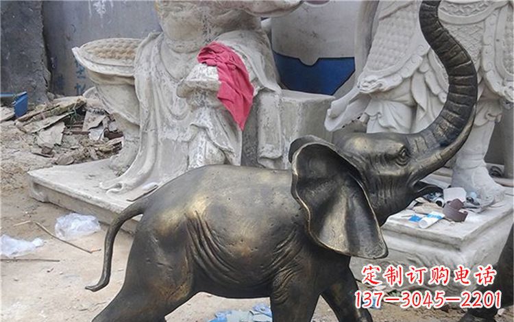 广西大象动物铜雕112