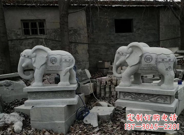 广西精美大象雕塑,传承经典之美
