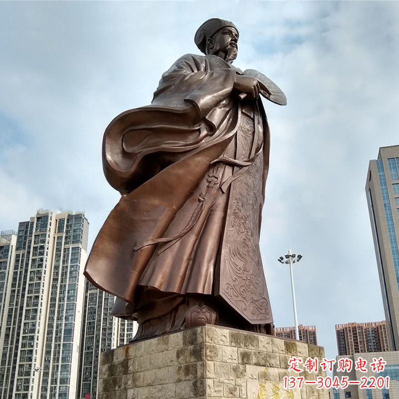 广西珍贵的雕塑艺术--诸葛亮卧龙先生