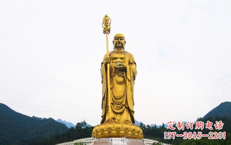 广西大型地藏菩萨铜雕