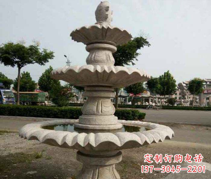 广西大型多层喷泉石雕