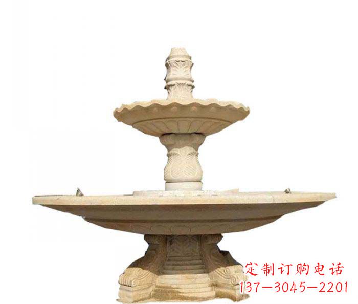 广西大型多层喷泉石雕 (2)